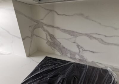 S-8003 Calacatta Nuevo SINTER Sintered Stone by Casa Stone Singapore and Malaysia Durable stone almost scratch proof surfaces, highly stain resistant, strongest material for kitchen counter top