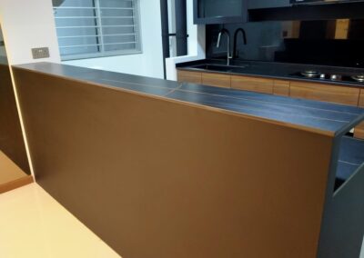 S-3013 Oro Negro SINTER Sintered Stone Singapore and Malaysia Durable stone almost scratch proof surfaces, highly stain resistant, strongest material for kitchen counter top