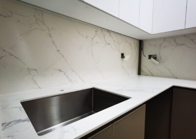 S-8209 Carrara Tempesta SINTER Sintered Stone by Casa Stone Singapore and Malaysia Durable stone almost scratch proof surfaces, highly stain resistant, strongest material for kitchen counter top