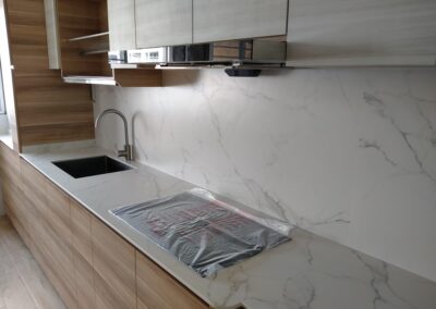 S-8209 Carrara Tempesta SINTER Sintered Stone by Casa Stone Singapore and Malaysia Durable stone almost scratch proof surfaces, highly stain resistant, strongest material for kitchen counter top