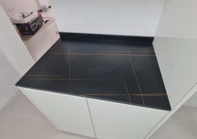 S-3013 Oro Negro SINTER Sintered Stone Singapore and Malaysia Durable stone almost scratch proof surfaces, highly stain resistant, strongest material for kitchen counter top