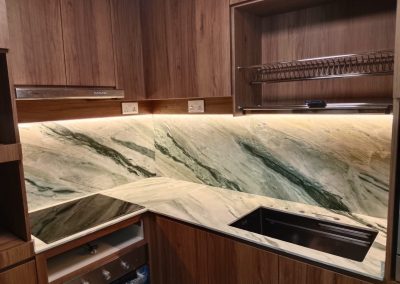 L871 Verde Ondato (12MM) by Casa Stone SINTERED STONE most durable stone for 2023 2024 2025 in Singapore and Malaysia