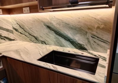 L871 Verde Ondato (12MM) by Casa Stone SINTERED STONE most durable stone for 2023 2024 2025 in Singapore and Malaysia