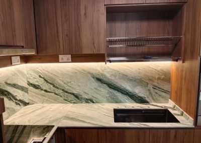 L871 Verde Ondato (12MM) by Casa Stone SINTERED STONE most durable stone for 2023 2024 2025 in Singapore and Malaysia